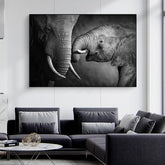 Toile - Elephant Love